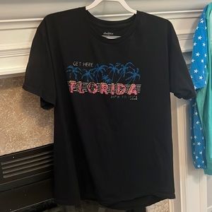 Chubbies large black t shirt florida